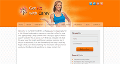 Desktop Screenshot of getfitwithcarey.com